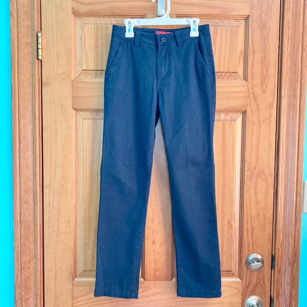Boy’s size 12 J. Khaki navy blue dress pants with adjustable waist